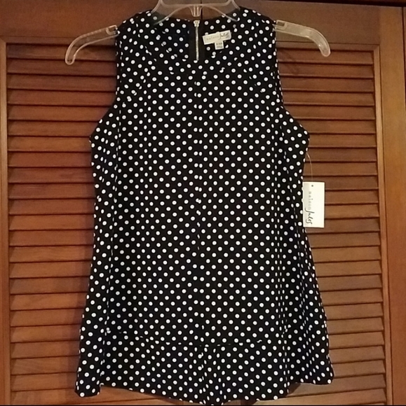 Maison Jules Tops - NWT Maison Jules polka dot blouse